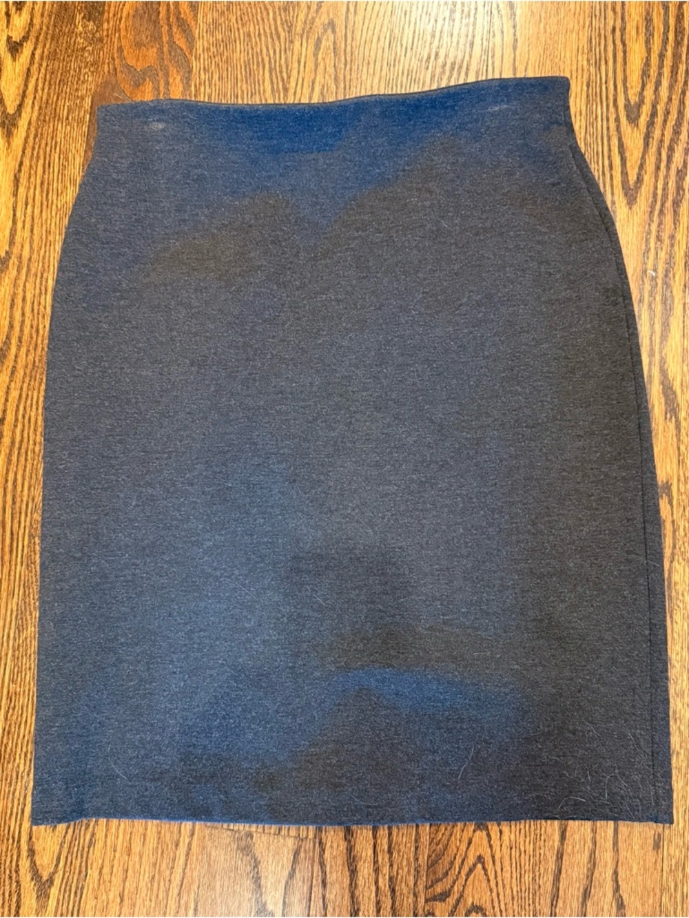 Dark Gray Women's Knit Pencil Skirt